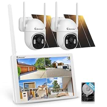 Jennov 防犯カメラ Jシリーズ 2個 Amazon.co.jp: Jennov 防犯カメラ 屋外 wifi 2K IP66防水 自動